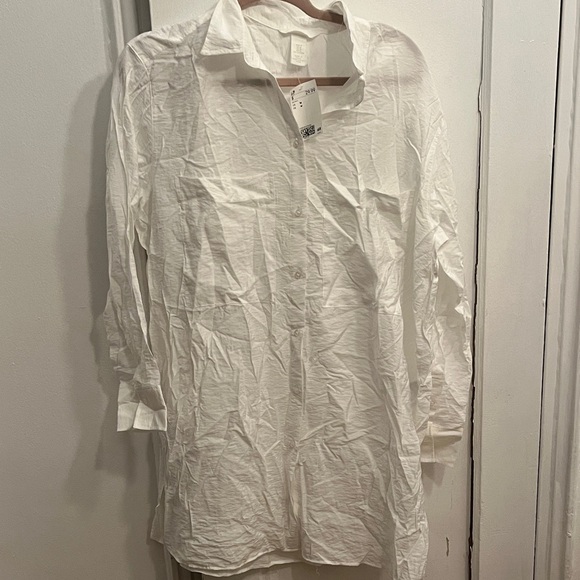 Blouse dress button down shirt  dress - Picture 1 of 1